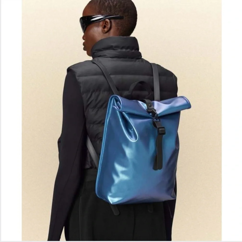 RAINS Rolltop Rucksack Mini - Picture 1 of 9